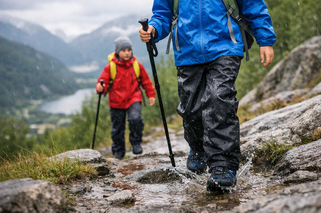 Kids Waterproof Trousers for Hiking