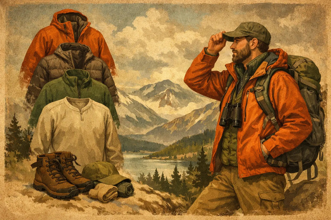 Men’s Hiking Layering System for Changeable Days