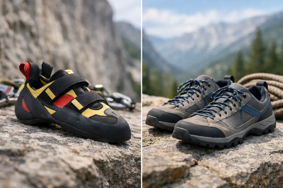 Climbing Shoes vs Approach Shoes
