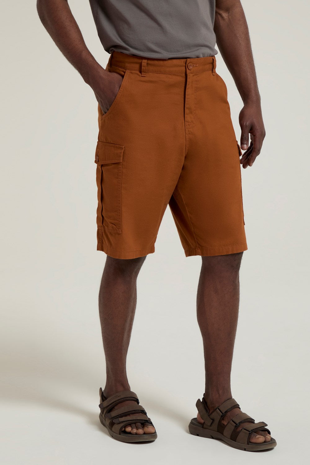 Mountain Warehouse Mens Cargo Shorts 100% Twill Cotton Multiple Pockets