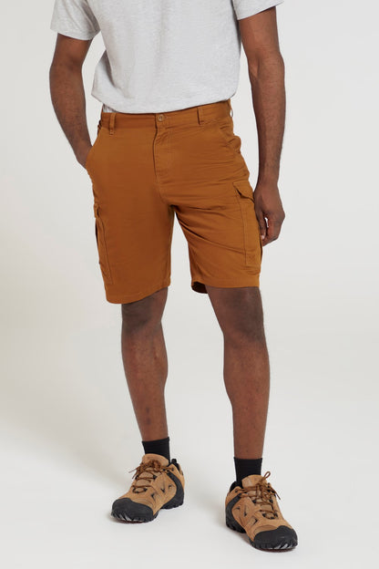 Mountain Warehouse Mens Cargo Shorts 100% Twill Cotton Multiple Pockets