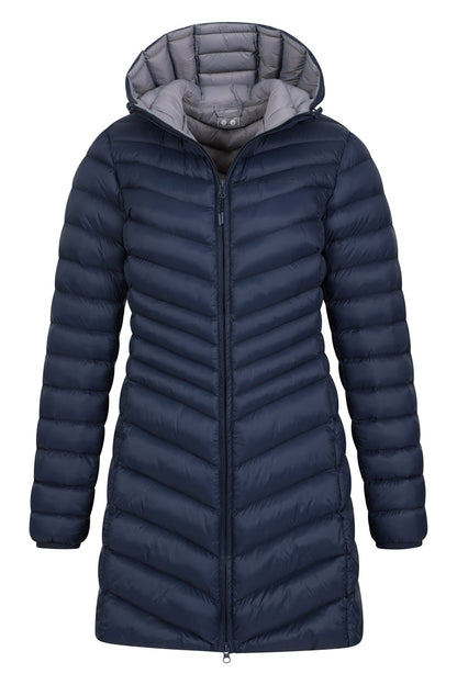 Mountain Warehouse Womens Padded Long Jacket Water Resistant Winter Ladies Coat