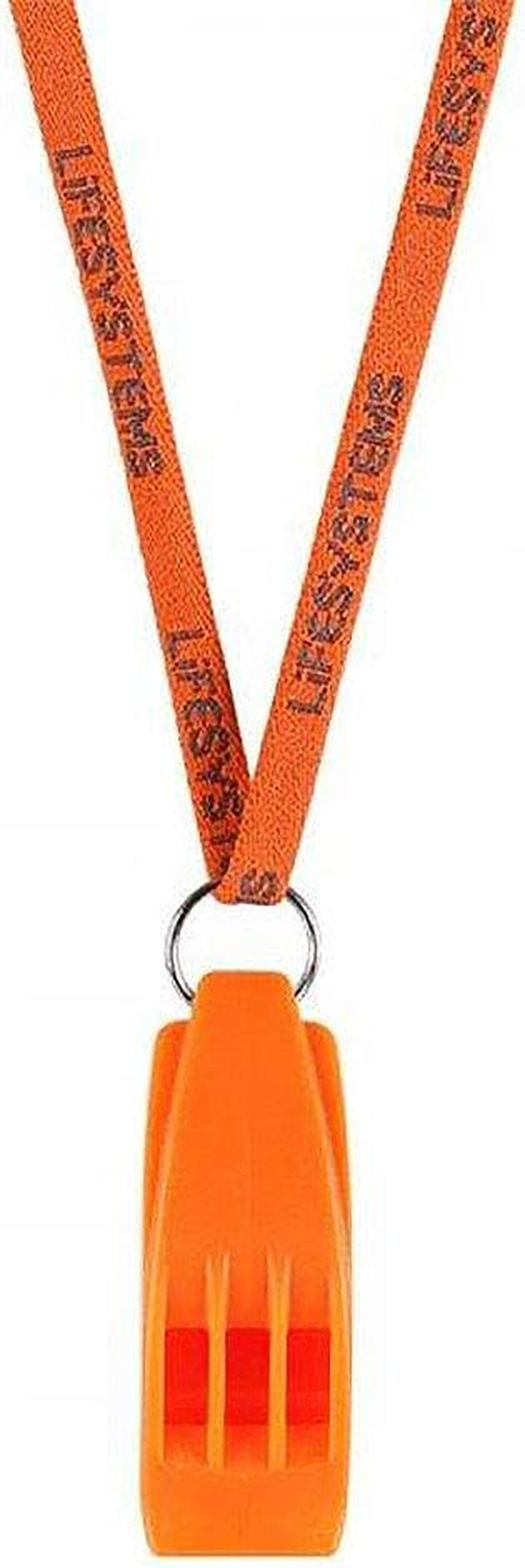Super-Loud Emergency Triple-Chamber Hurricane Whistle with Lanyard for the Outdoors, Camping and Hiking