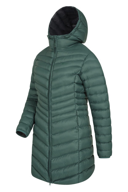Mountain Warehouse Womens Padded Long Jacket Water Resistant Winter Ladies Coat