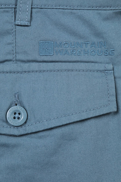 Mountain Warehouse Mens Cargo Shorts 100% Twill Cotton Multiple Pockets