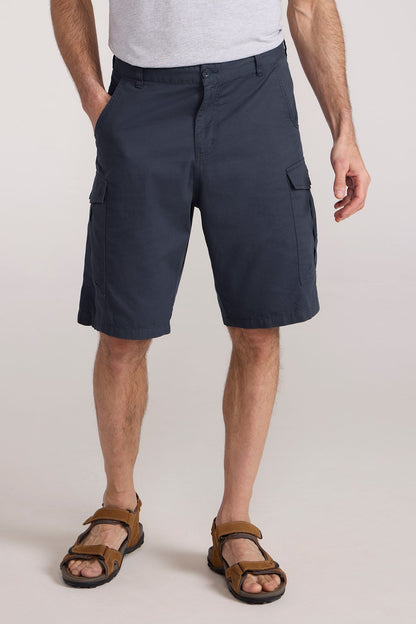 Mountain Warehouse Mens Cargo Shorts 100% Twill Cotton Multiple Pockets