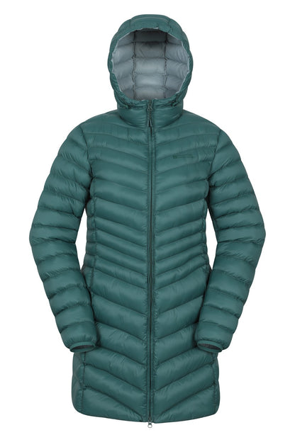 Mountain Warehouse Womens Padded Long Jacket Water Resistant Winter Ladies Coat