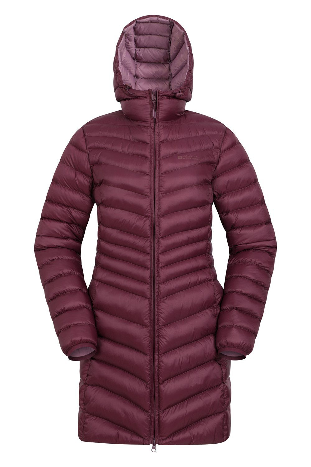 Mountain Warehouse Womens Padded Long Jacket Water Resistant Winter Ladies Coat