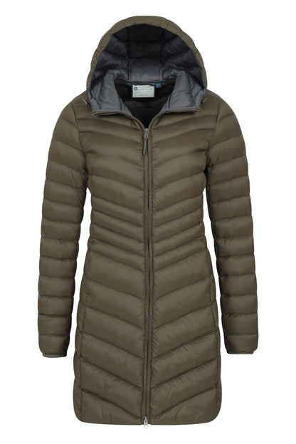Mountain Warehouse Womens Padded Long Jacket Water Resistant Winter Ladies Coat