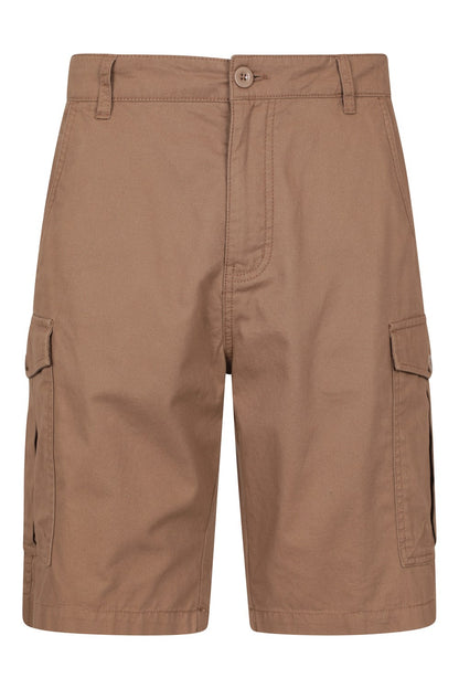 Mountain Warehouse Mens Cargo Shorts 100% Twill Cotton Multiple Pockets