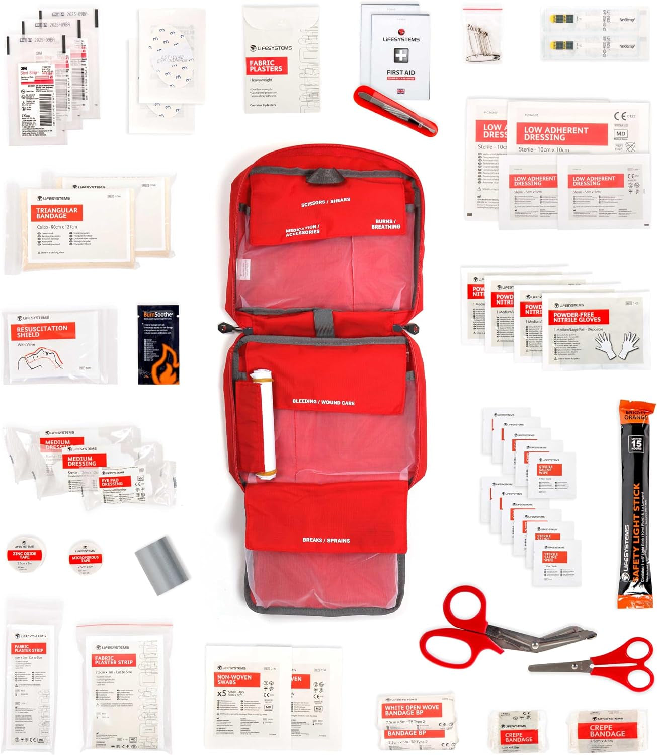 Mountain Leader First Aid Kit, CE Certified Contents, Specifically Designed for Groups in the Outdoors, Mountaineering, Travel and Ski