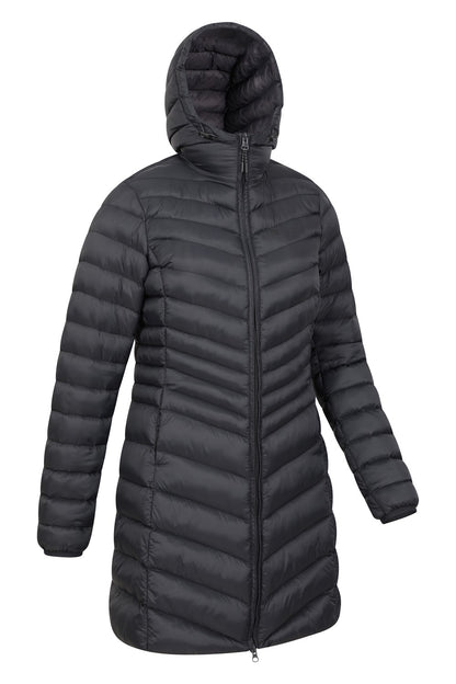 Mountain Warehouse Womens Padded Long Jacket Water Resistant Winter Ladies Coat