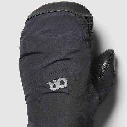 Men's GORE-TEX mitt back, dark shell with OR logo, padded knuckle panel
