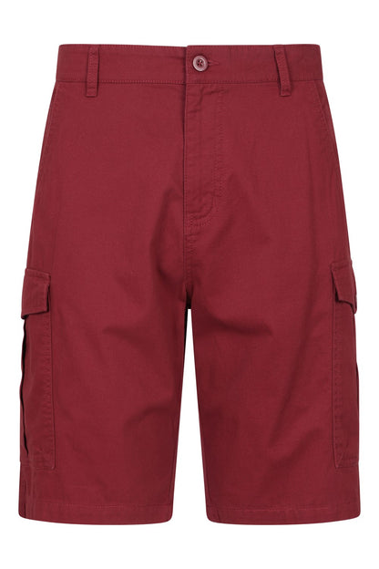 Mountain Warehouse Mens Cargo Shorts 100% Twill Cotton Multiple Pockets