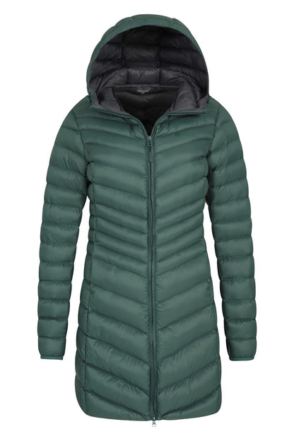 Mountain Warehouse Womens Padded Long Jacket Water Resistant Winter Ladies Coat