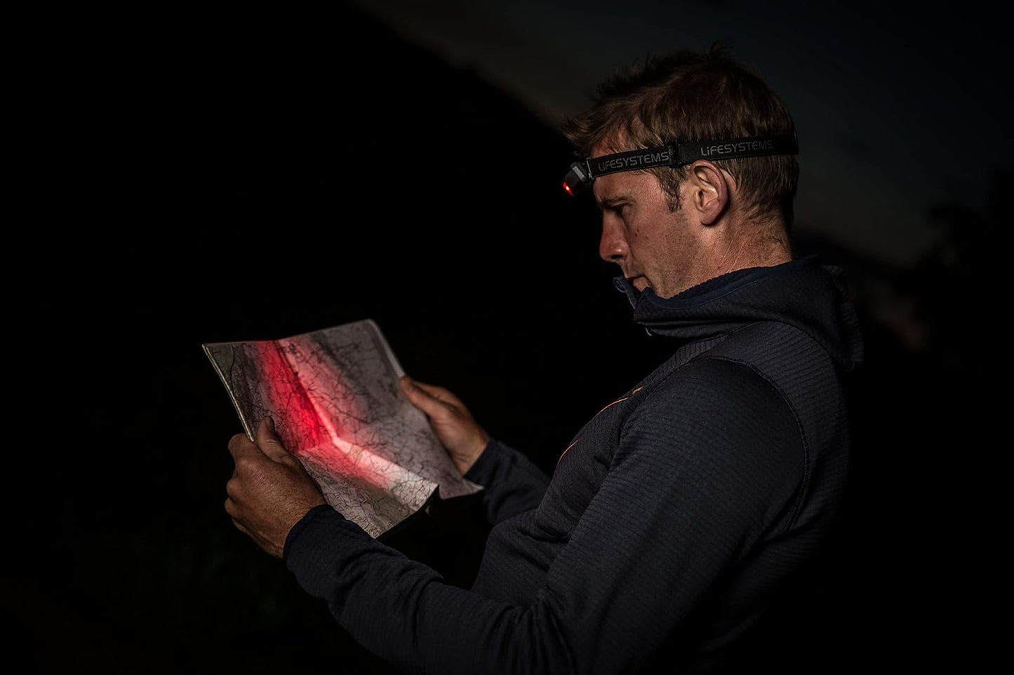 Intensity 155 Lumen Water Resistant LED Head Torch with Adjustable Beam Angle, Uses Single AA Battery