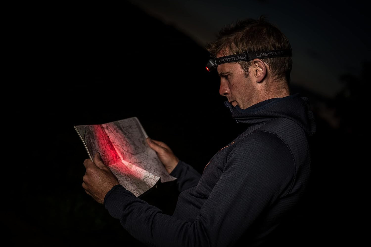 Intensity 155 Lumen Water Resistant LED Head Torch with Adjustable Beam Angle, Uses Single AA Battery