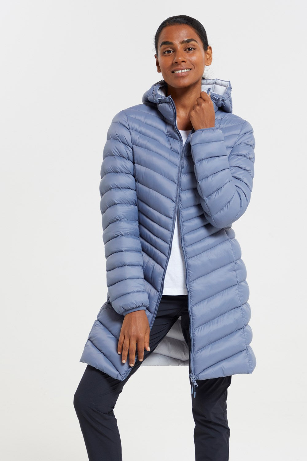 Mountain Warehouse Womens Padded Long Jacket Water Resistant Winter Ladies Coat