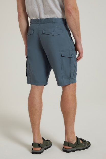 Mountain Warehouse Mens Cargo Shorts 100% Twill Cotton Multiple Pockets