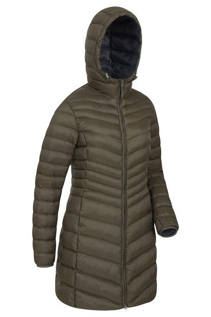 Mountain Warehouse Womens Padded Long Jacket Water Resistant Winter Ladies Coat