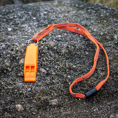 Safety and Emergency Whistle with Lanyard for Outdoors, Mountaineering, Boating and Signalling