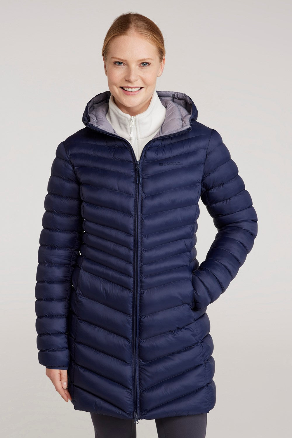 Mountain Warehouse Womens Padded Long Jacket Water Resistant Winter Ladies Coat