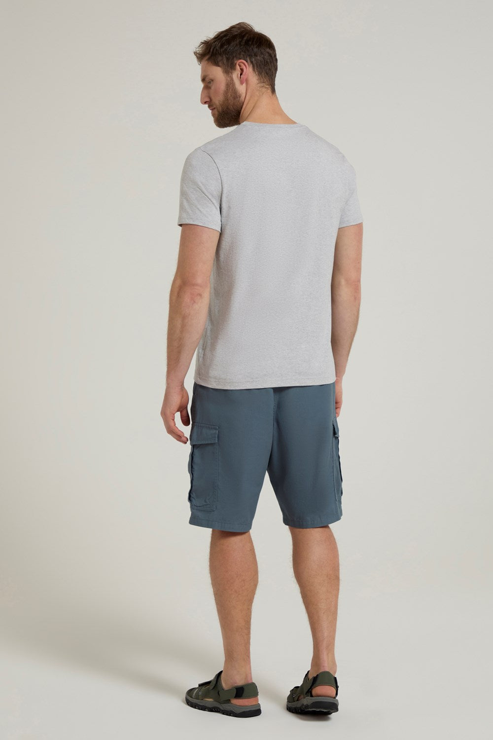 Mountain Warehouse Mens Cargo Shorts 100% Twill Cotton Multiple Pockets