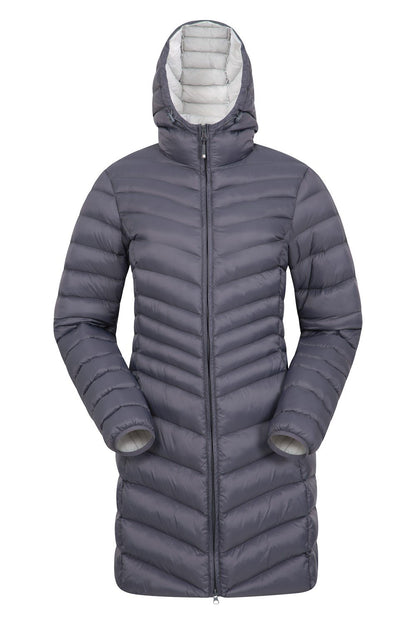 Mountain Warehouse Womens Padded Long Jacket Water Resistant Winter Ladies Coat