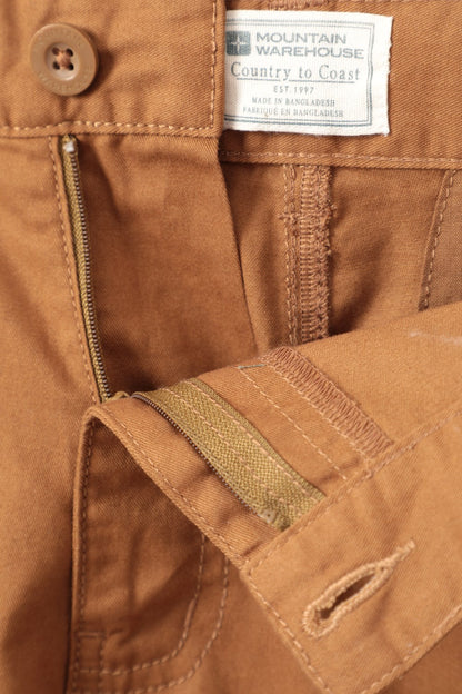 Mountain Warehouse Mens Cargo Shorts 100% Twill Cotton Multiple Pockets