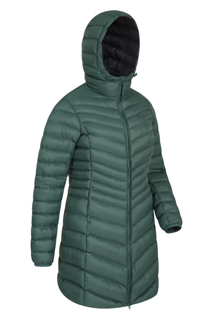 Mountain Warehouse Womens Padded Long Jacket Water Resistant Winter Ladies Coat