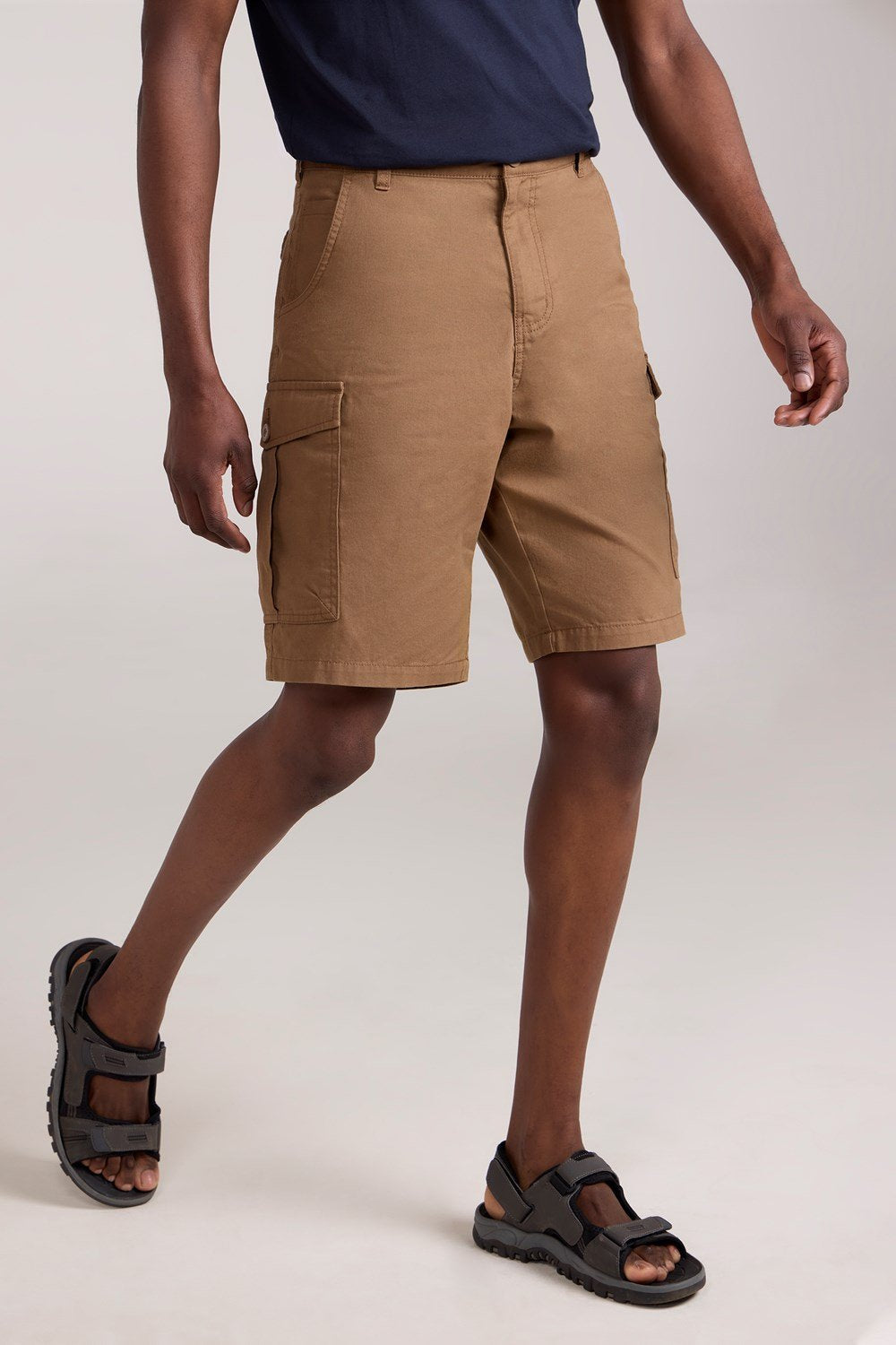 Mountain Warehouse Mens Cargo Shorts 100% Twill Cotton Multiple Pockets