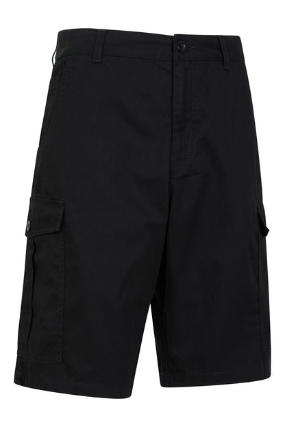 Mountain Warehouse Mens Cargo Shorts 100% Twill Cotton Multiple Pockets