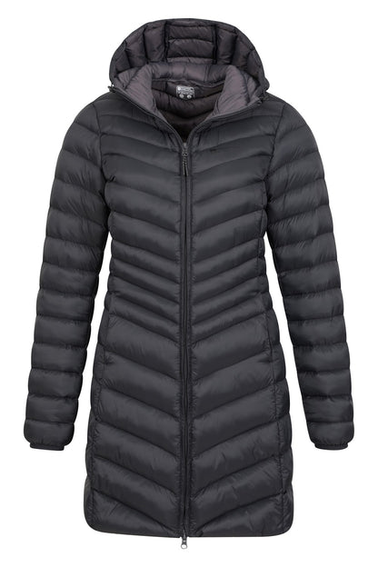 Mountain Warehouse Womens Padded Long Jacket Water Resistant Winter Ladies Coat