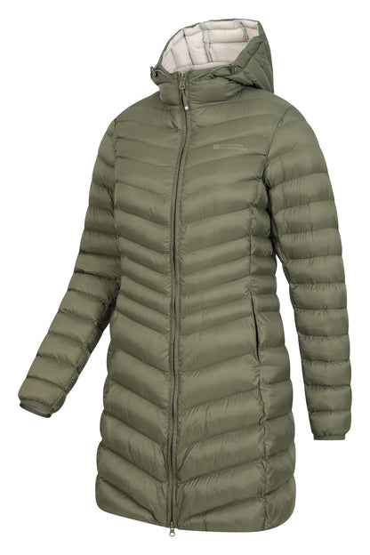 Mountain Warehouse Womens Padded Long Jacket Water Resistant Winter Ladies Coat