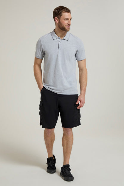 Mountain Warehouse Mens Cargo Shorts 100% Twill Cotton Multiple Pockets