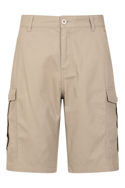 Mountain Warehouse Mens Cargo Shorts 100% Twill Cotton Multiple Pockets