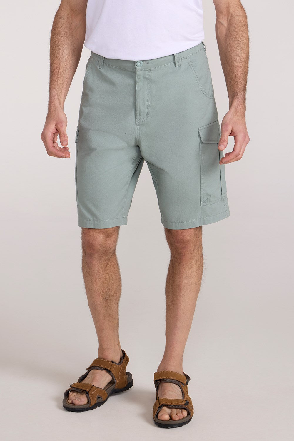 Mountain Warehouse Mens Cargo Shorts 100% Twill Cotton Multiple Pockets