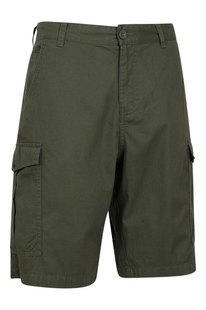 Mountain Warehouse Mens Cargo Shorts 100% Twill Cotton Multiple Pockets