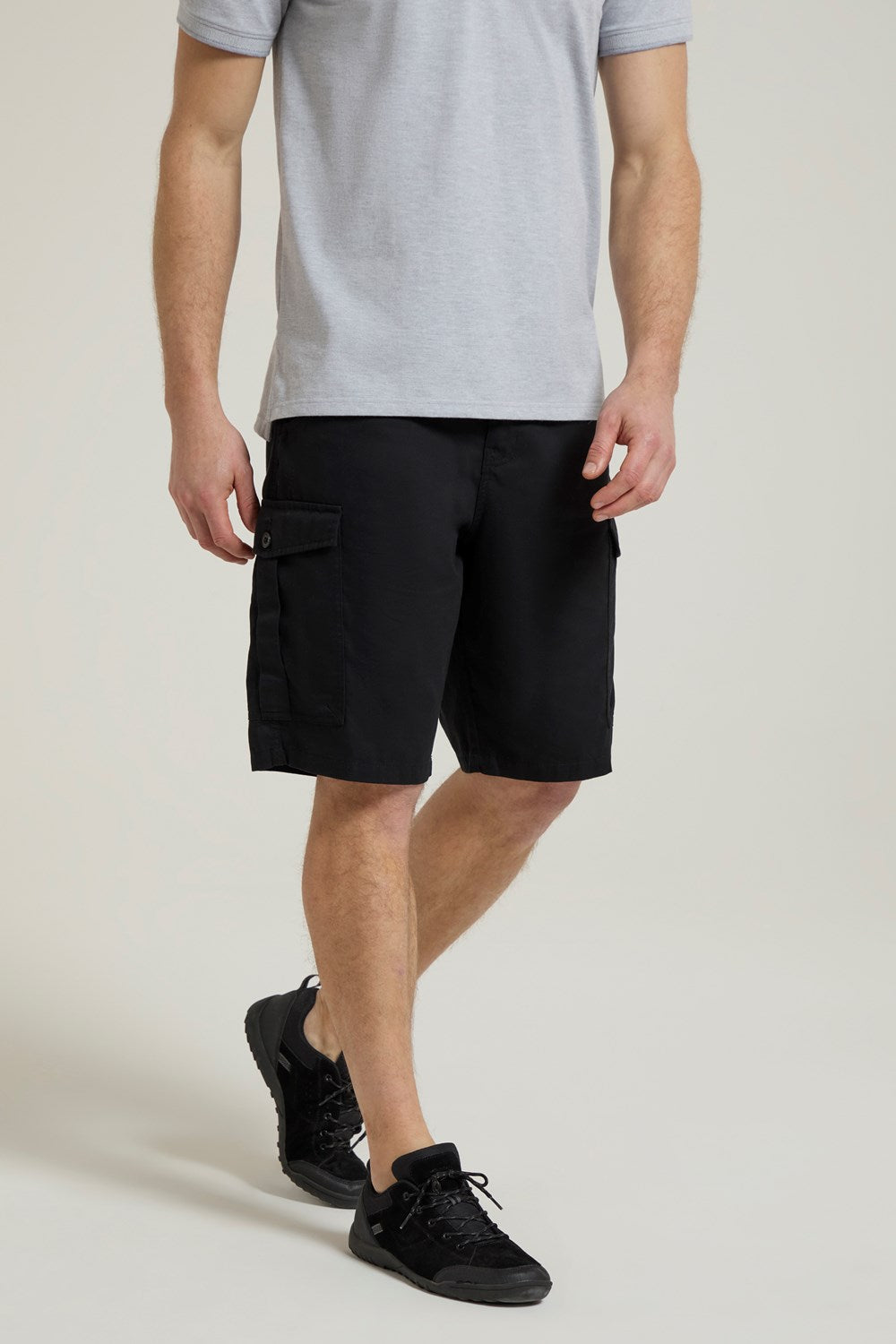 Mountain Warehouse Mens Cargo Shorts 100% Twill Cotton Multiple Pockets