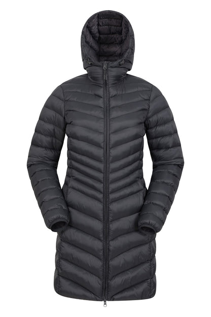 Mountain Warehouse Womens Padded Long Jacket Water Resistant Winter Ladies Coat
