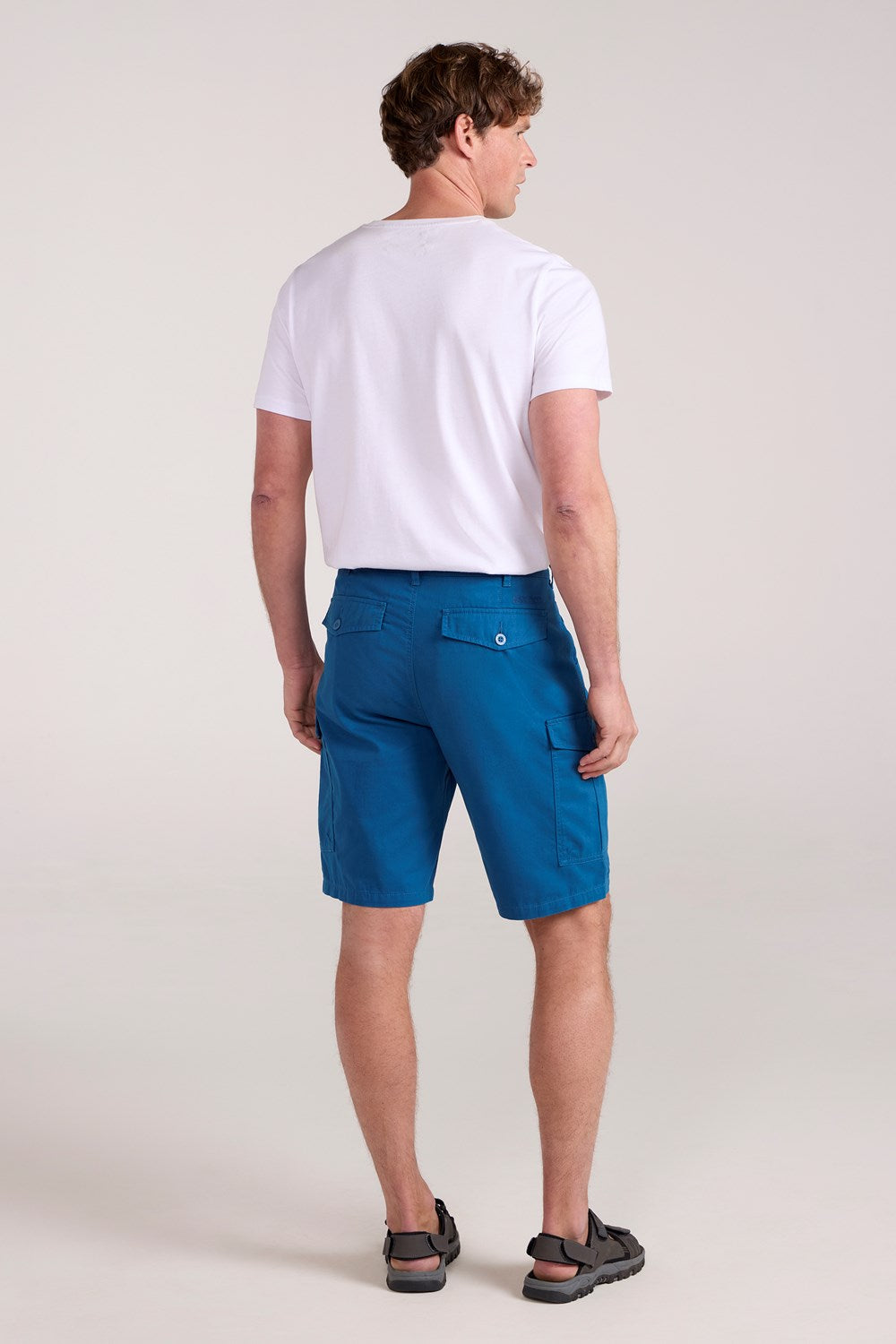 Mountain Warehouse Mens Cargo Shorts 100% Twill Cotton Multiple Pockets