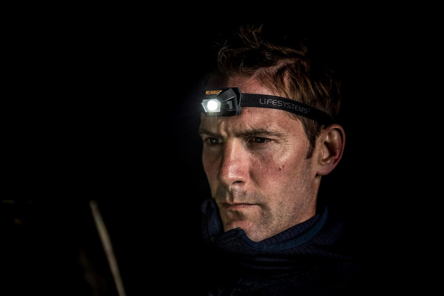 Intensity 155 Lumen Water Resistant LED Head Torch with Adjustable Beam Angle, Uses Single AA Battery