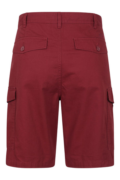 Mountain Warehouse Mens Cargo Shorts 100% Twill Cotton Multiple Pockets