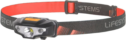 Intensity 155 Lumen Water Resistant LED Head Torch with Adjustable Beam Angle, Uses Single AA Battery