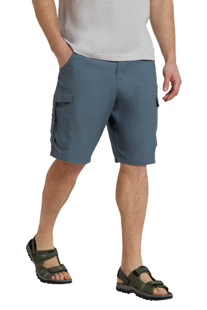 Mountain Warehouse Mens Cargo Shorts 100% Twill Cotton Multiple Pockets