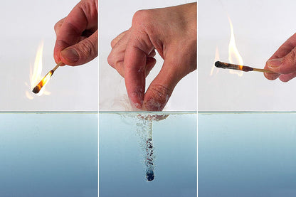Stormproof, Waterproof and Windproof Matches, Pack of 25 in Sealed Waterproof Container