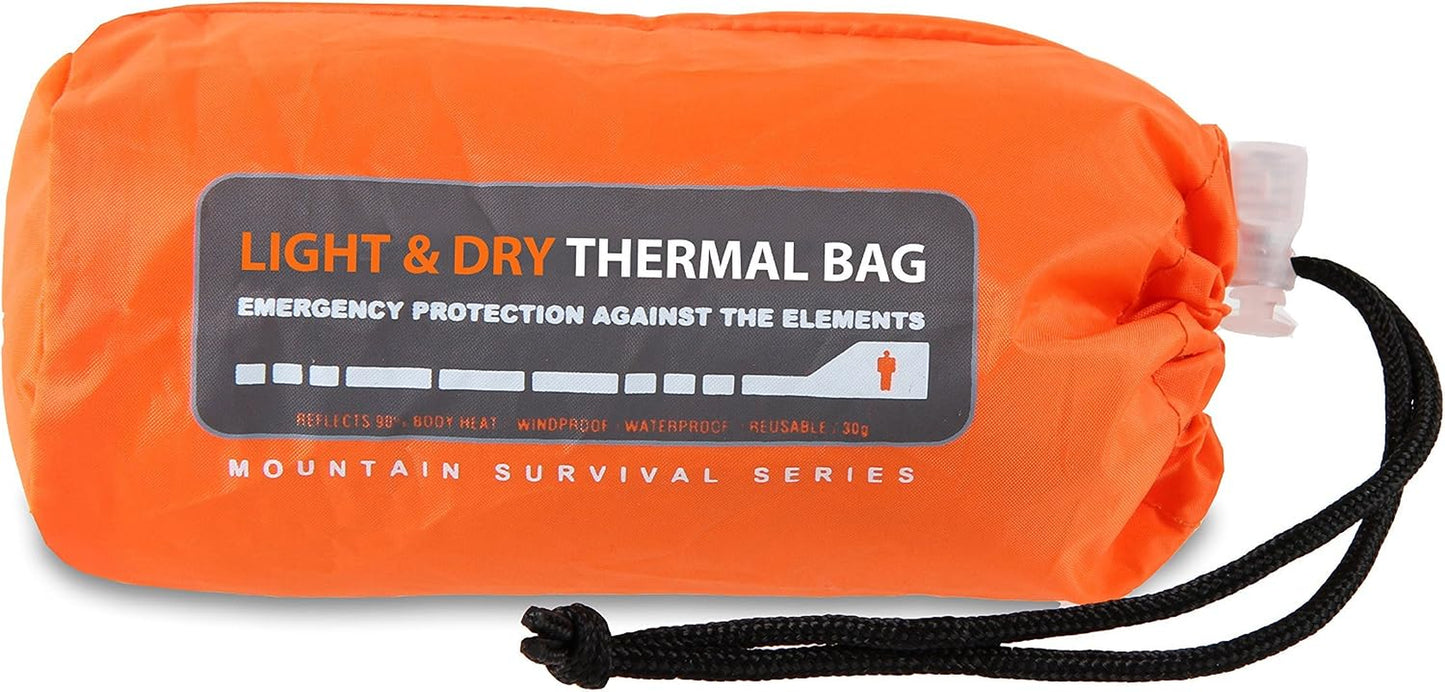 Heatshield Emergency Thermal Bag for Hiking, Mountaineering and Outdoor Survival