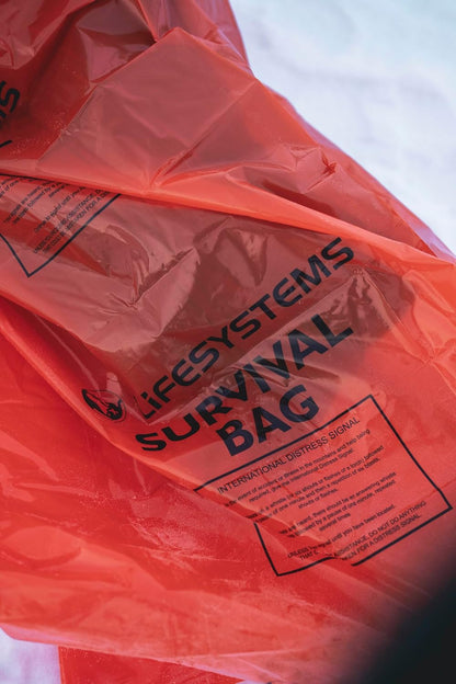 Windproof and Waterproof Orange Survival Bag for 1 to 2 Persons