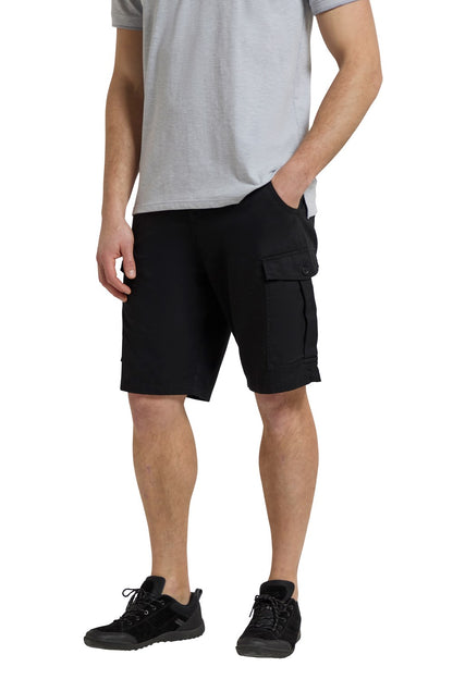 Mountain Warehouse Mens Cargo Shorts 100% Twill Cotton Multiple Pockets