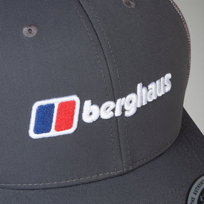 Gray cap with Berghaus logo on a gray background